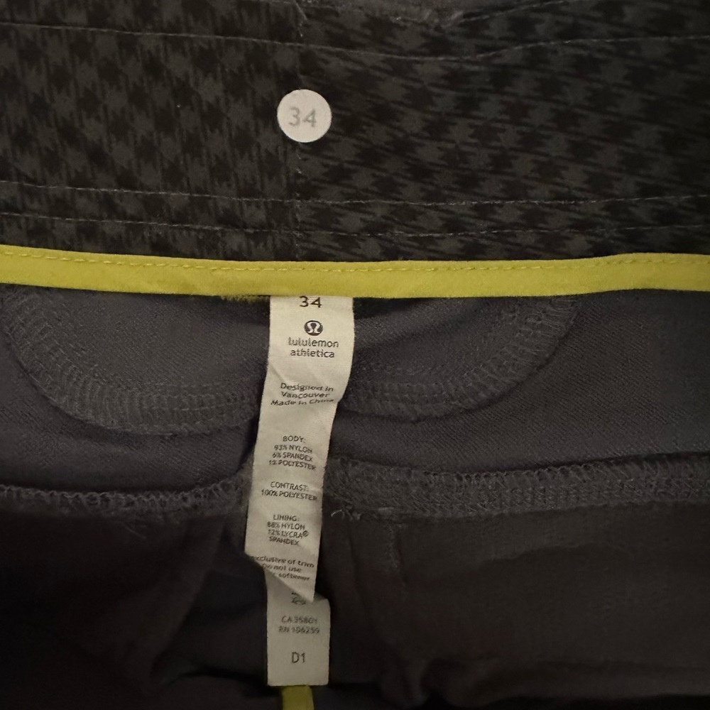 Lululemon Gray Pants 34x30